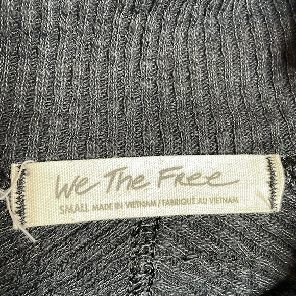 We The Free | Women’s Dark Grey Casey Tunic Ribbed Dress Size Small - Picture 6 of 8